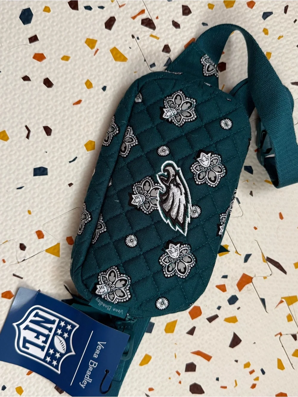 Philadelphia Eagles Vera Bradley NFL Quilted Sling Bag